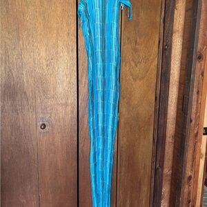 Blue Striped Women's Scarf